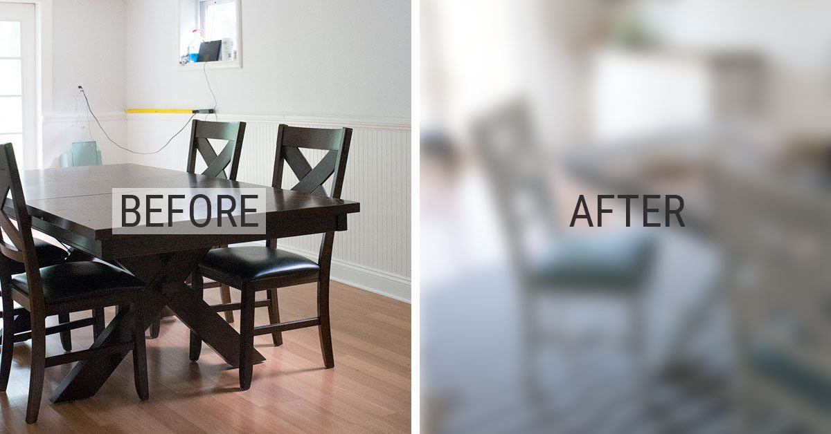 Painting a kitchen table on sale with chalk paint