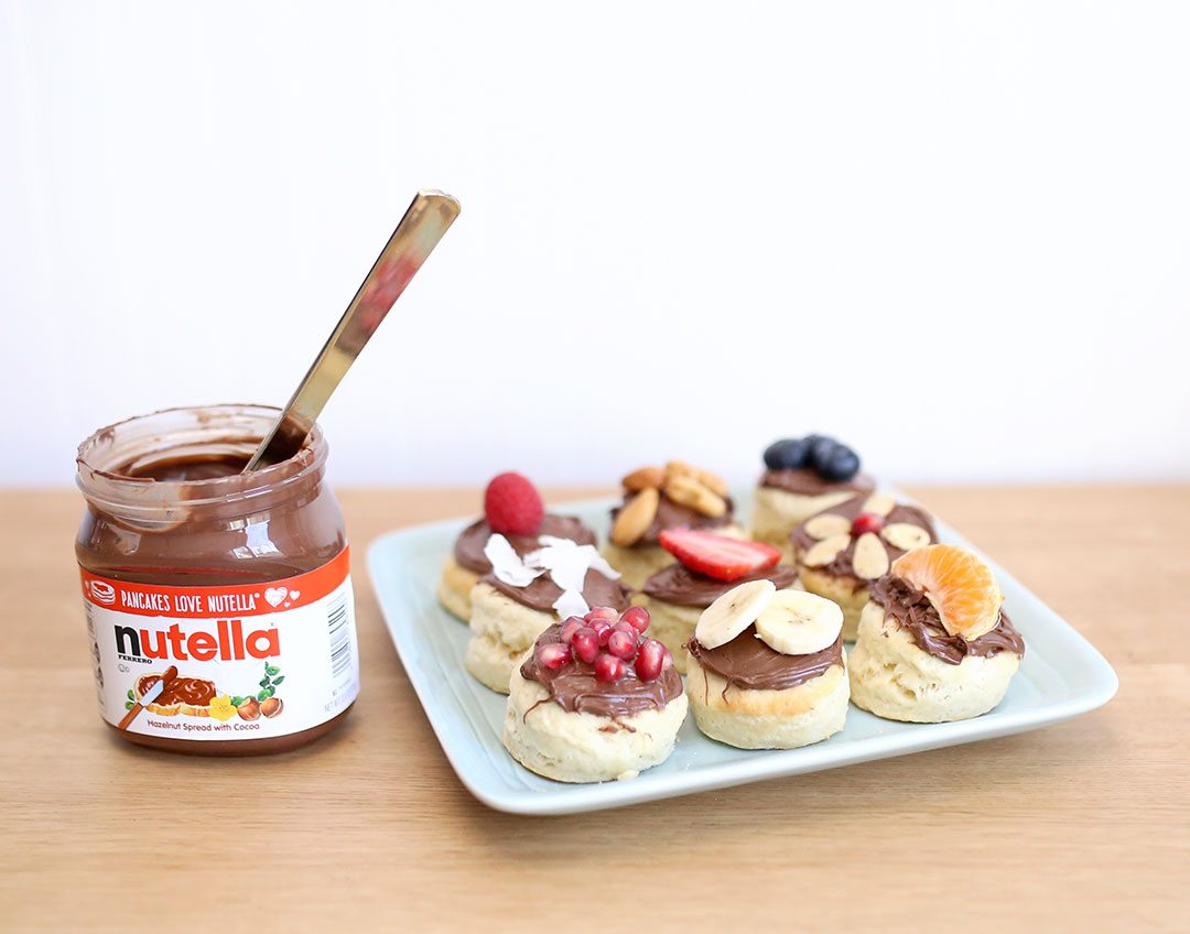 Nutella Biscuit Topping Ideas