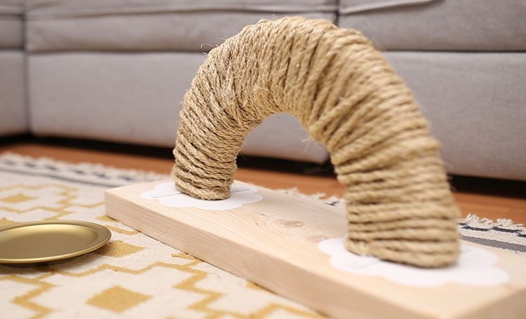 How to Make a Rainbow Cat Scratching Post