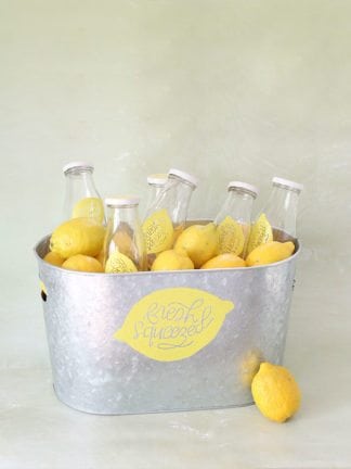 DIY Fresh-Squeezed Lemonade Summer Party Cooler + Free Cricut Template thumbnail