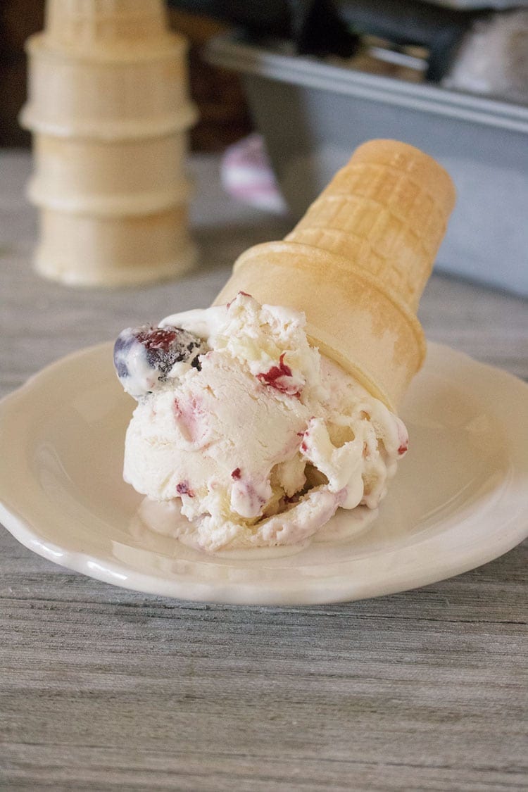 Black Cherry White Chocolate Chunk No Churn Ice Cream Recipe