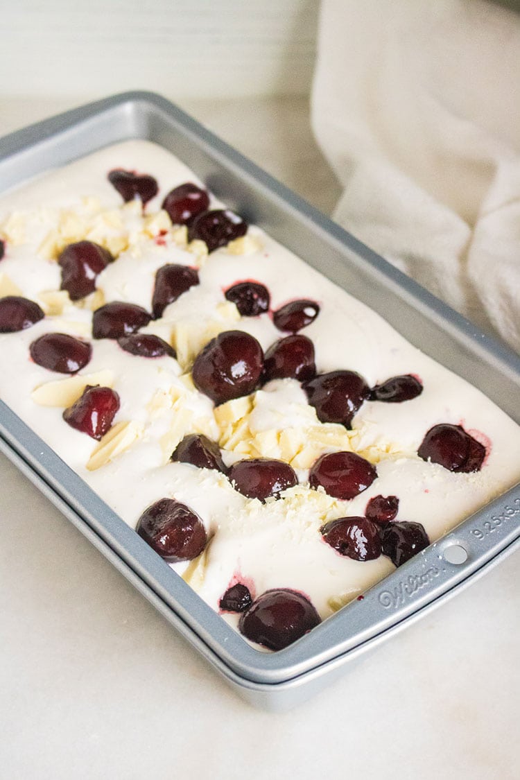 Black Cherry No Churn Ice Cream Recipe