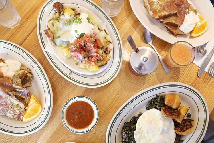 Breakfast at Penny Cluse Cafe in Burlington, Vermont