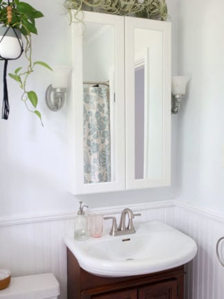 How to Make a Tiny Bathroom Look Bigger + $100 Giveaway With Behr Paint thumbnail