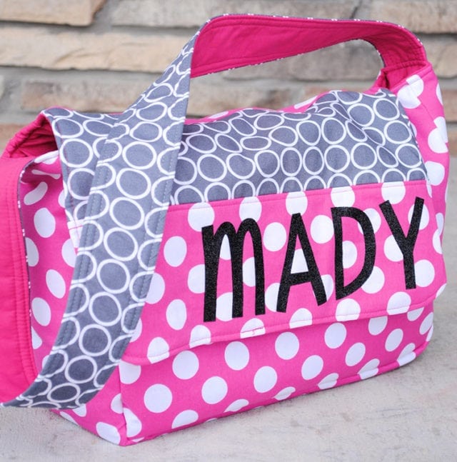 Personalized Kids Messenger Bag Tutorial