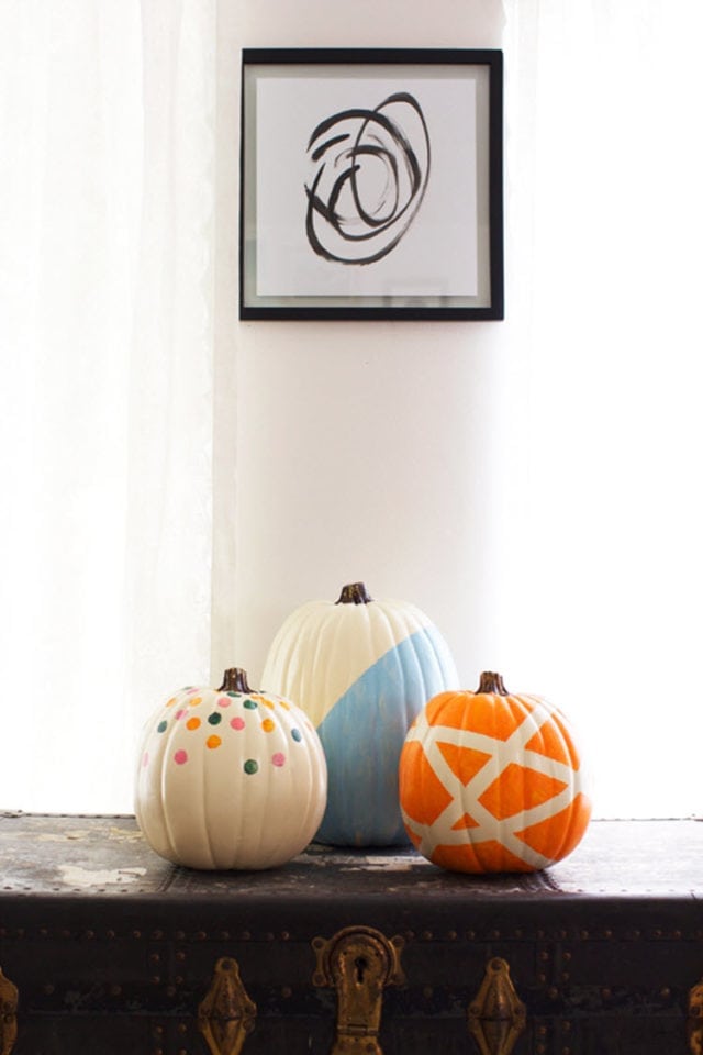 DIY Painted Pumpkins