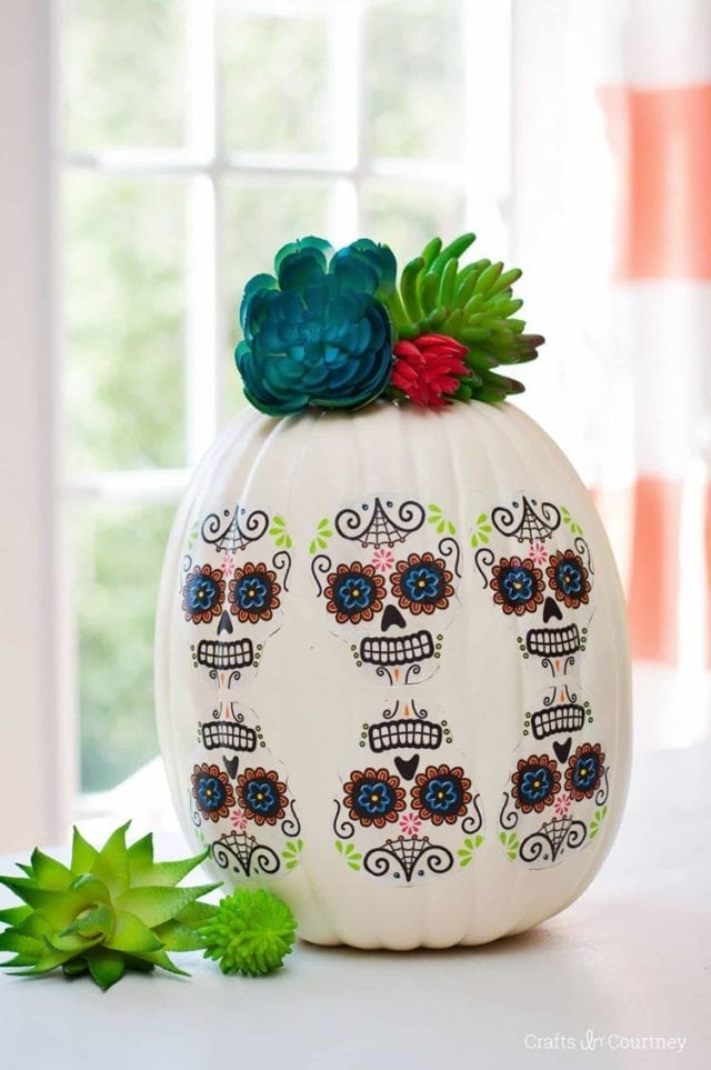 Day Of The Dead Pumpkin Craft 