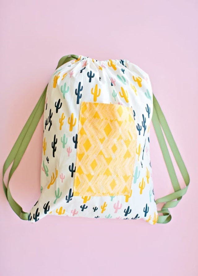 30 Minute Drawstring Fabric Backpack