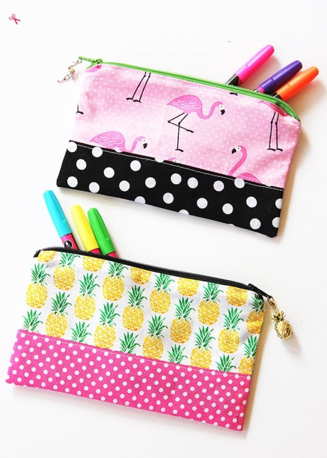 Zipper Pencil Pouch DIY Sewing Tutorial