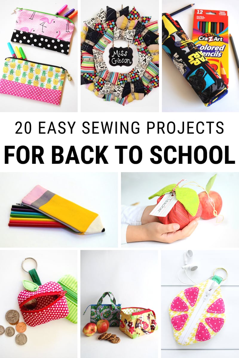 Easy Sewing Projects For Back To School