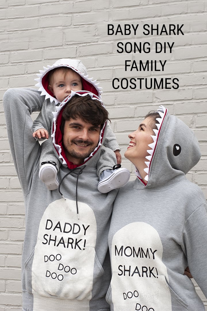 baby shark song costume these diy family halloween costumes are super cute and totally on