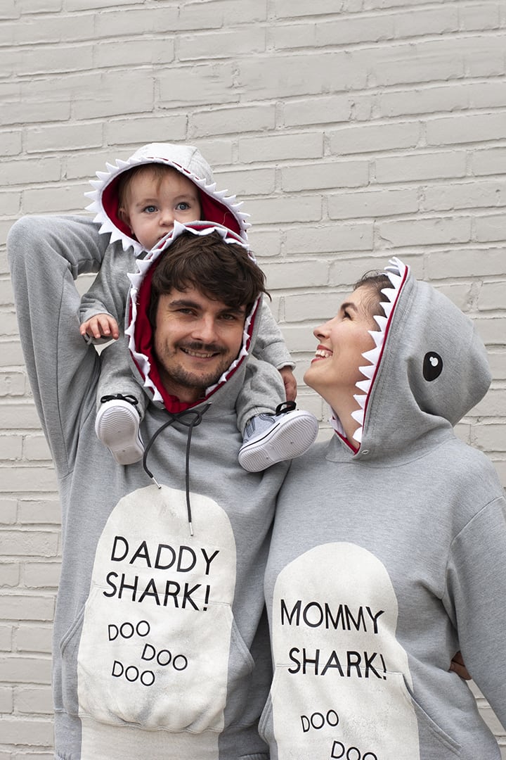 Baby Shark Song Halloween Costume Idea for the Family
