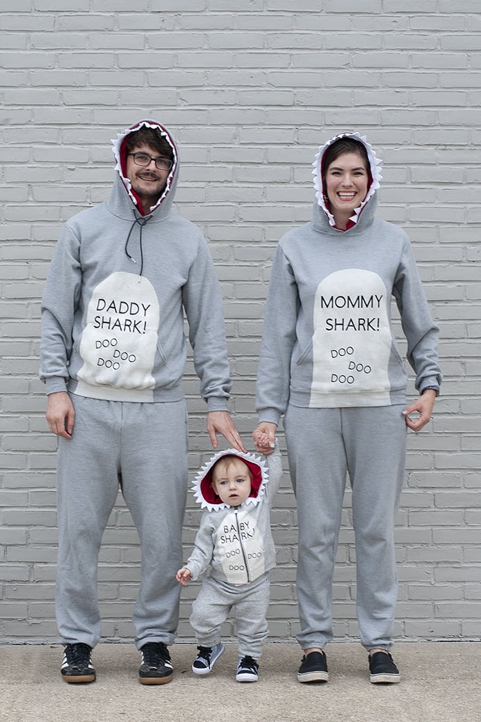 Baby Shark Song Halloween Costumes for the Whole Family