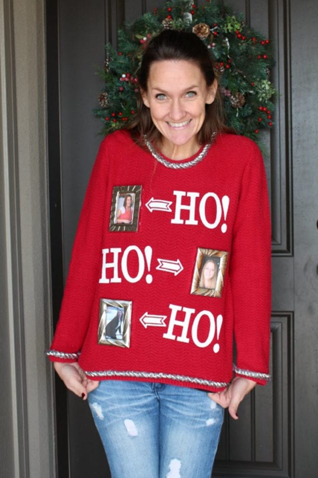 DIY Reindeer Ugly Christmas Sweater • Heather Handmade