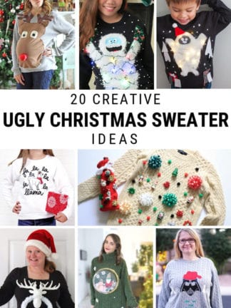 20 DIY Ugly Christmas Sweater Ideas thumbnail