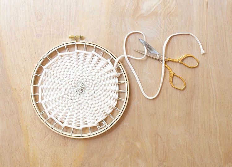 DIY Woven Trivet from Weaving Within Reach 2