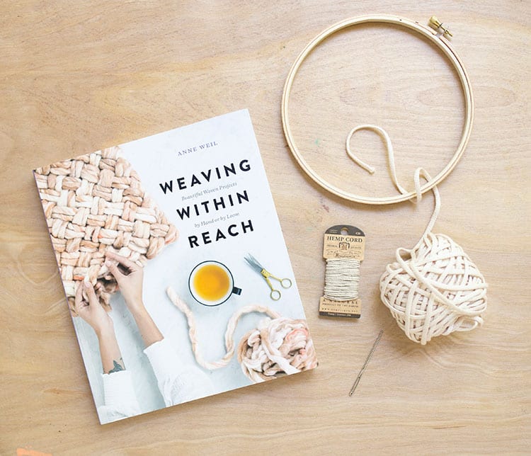 Flax and Twine DIY Woven Trivet Pattern Kit from Weaving Within Reach