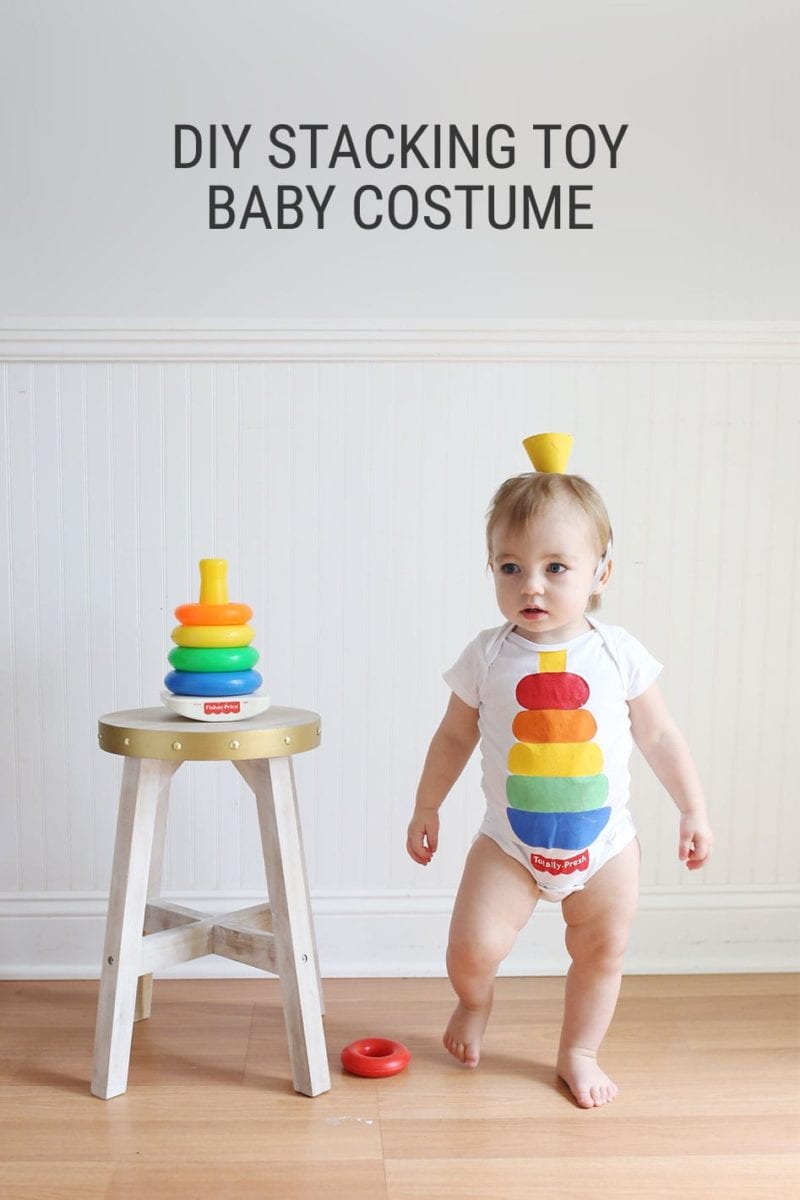 How to Make a Fisher Price Stacker Toy DIY Baby Halloween Costume