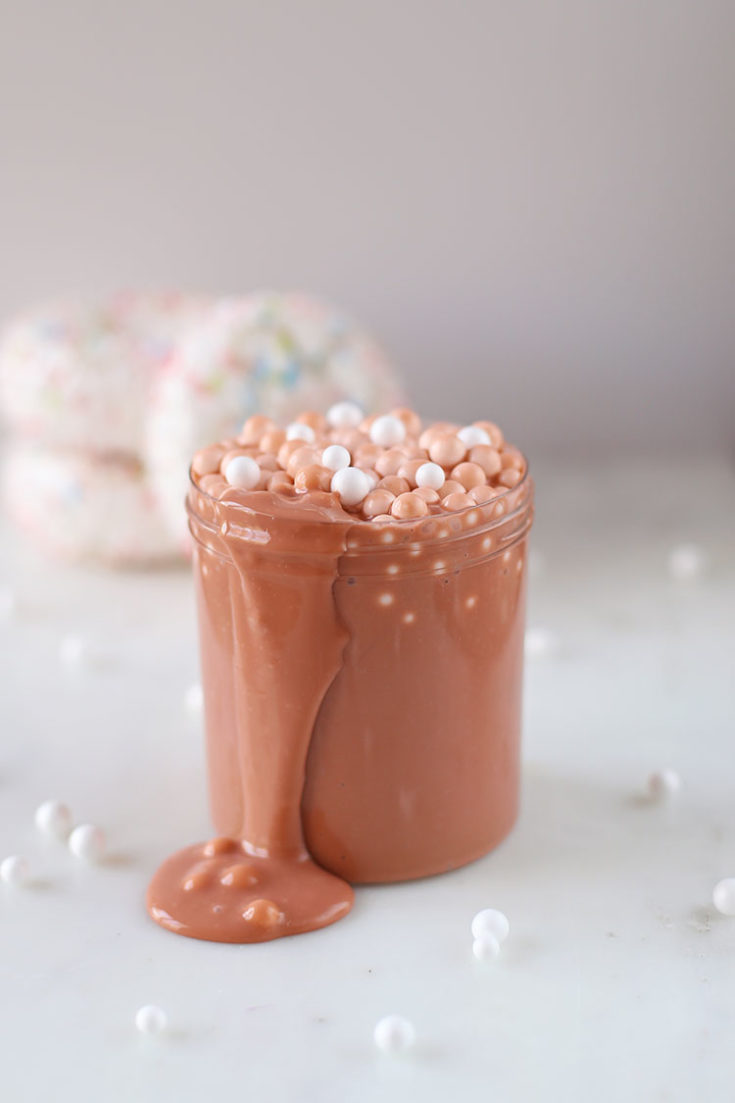 DIY Hot Cocoa With Marshmallows Crunchy Slime