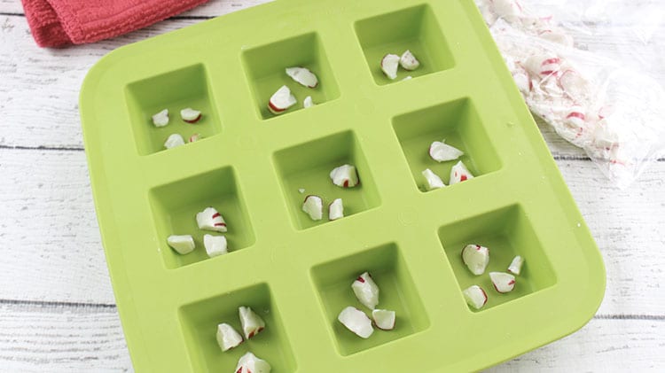 DIY Peppermint Candy Cane Sugar Scrub Cubes Recipe - Step 2