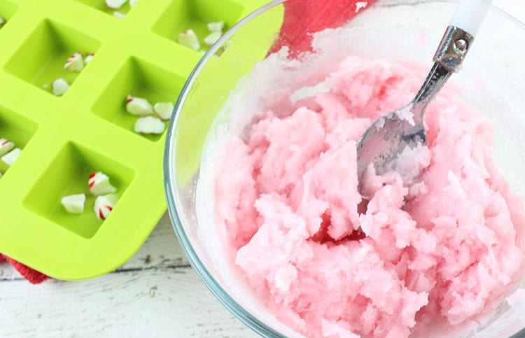 DIY Peppermint Candy Cane Sugar Scrub Cubes Recipe - Step 8