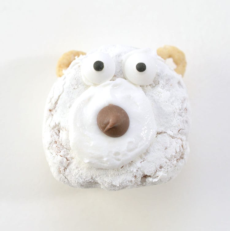 Easy Kids Polar Bear Christmas Donut Recipe - Step 3