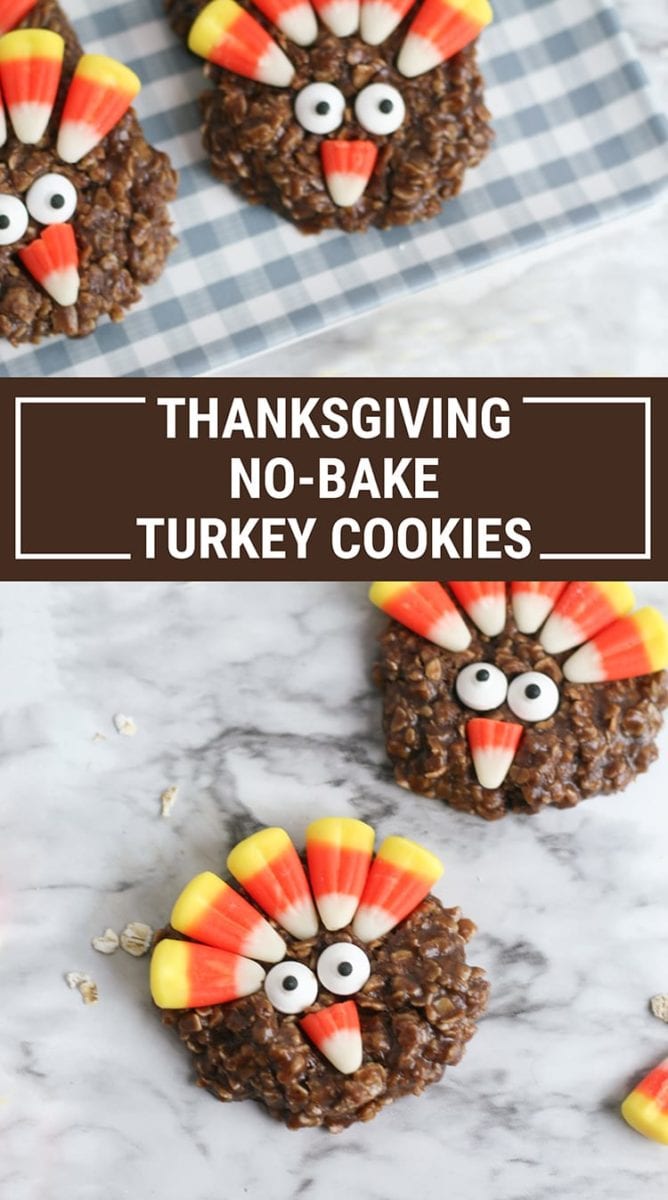 No-Bake Thanksgiving Turkey Cookies Recipe