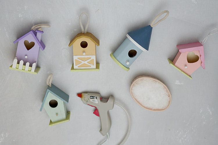 Mini-Birdhouse-Christmas-Village-Ornaments---Step-1