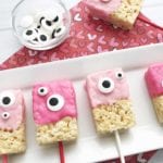 Cute Monster Valentine Rice Krispie Treats Recipe