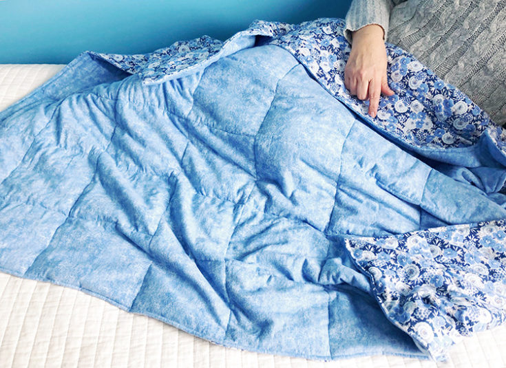 DIY: How to Make a Weighted Blanket for Anxiety - Shrimp Salad Circus