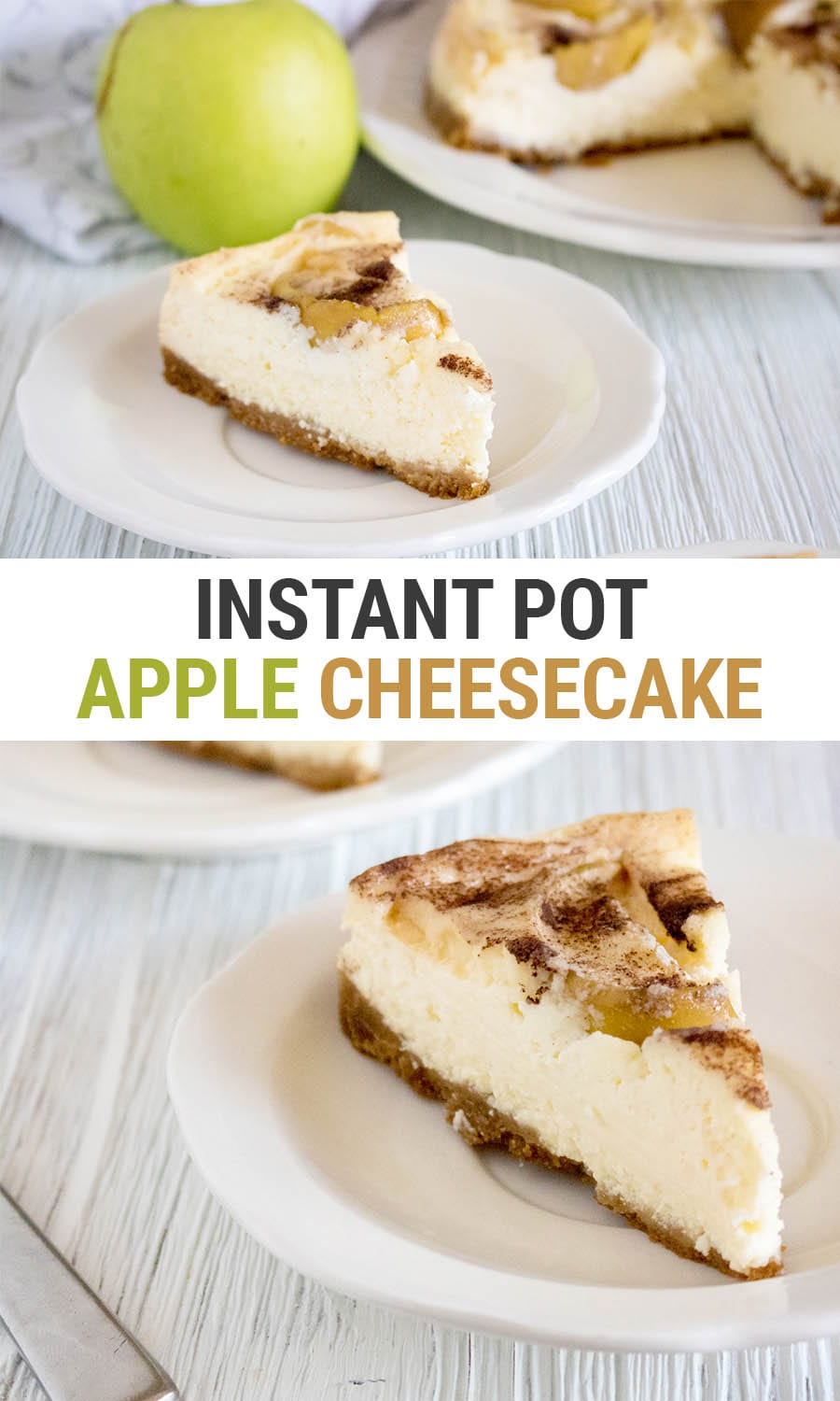 Instant Pot Apple Cheesecake Recipe 