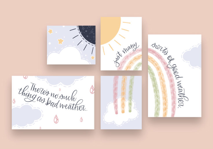 Free Printable Wall Art &amp; My Trick to Create a Gallery Wall in Minutes