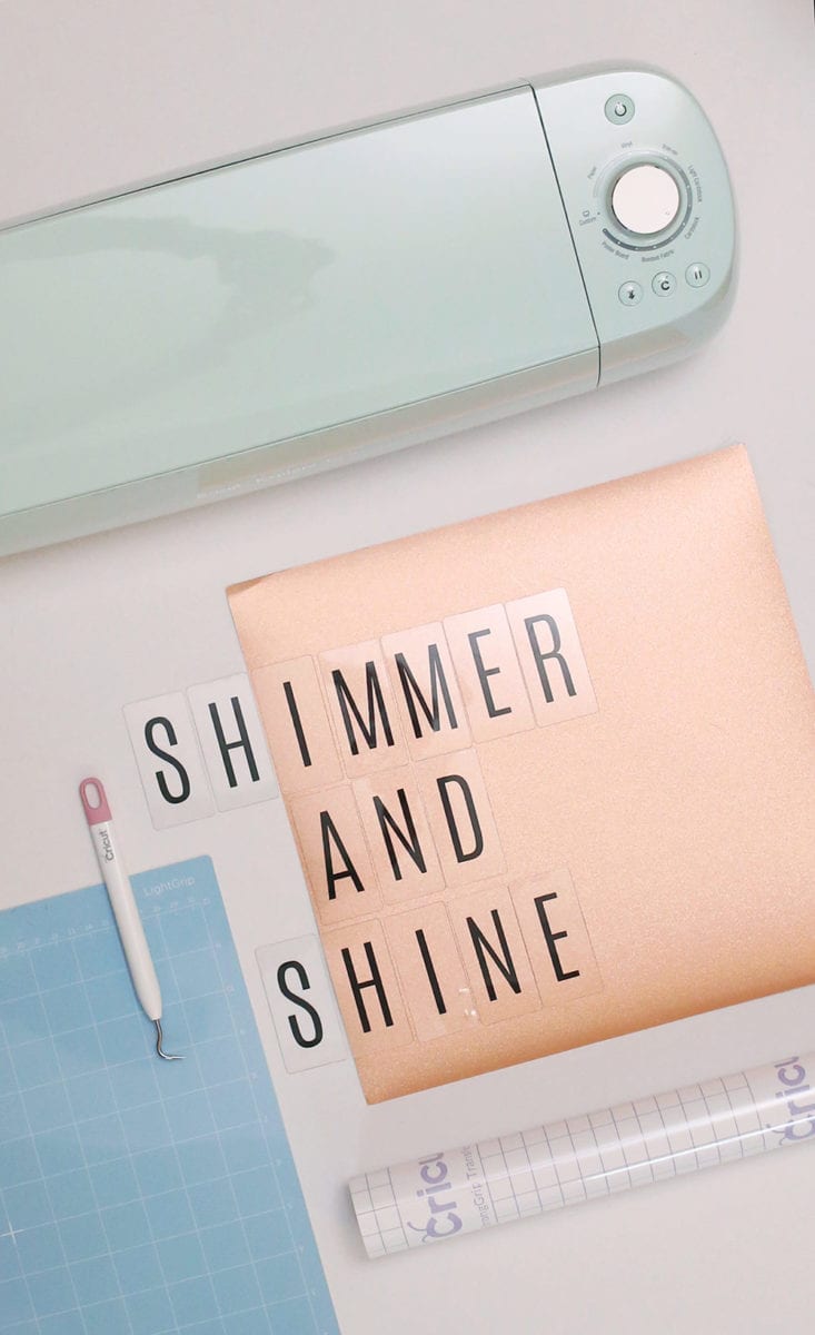 QVC Cricut Mint Explore Air 2 Shimmer Bundle