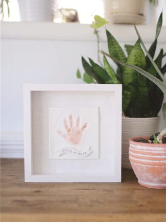 DIY Baby Clay Handprint Keepsake thumbnail