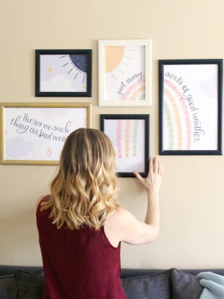 Free Printable Wall Art & My Trick to Create a Gallery Wall in Minutes thumbnail