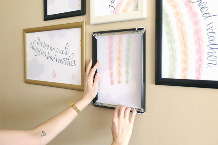 Free Printable Wall Art &amp; My Trick to Create a Gallery Wall in Minutes