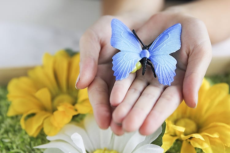 Butterfly Sensory Tub for Toddlers