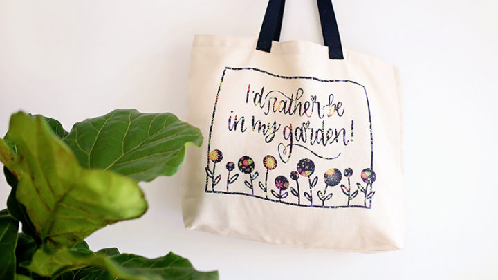 How to Make Custom Canvas Tote Bags with a Cricut Machine