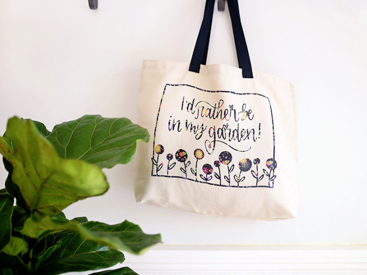 How to use Cricut Infusible Ink Transfers on Tote Bag DIY