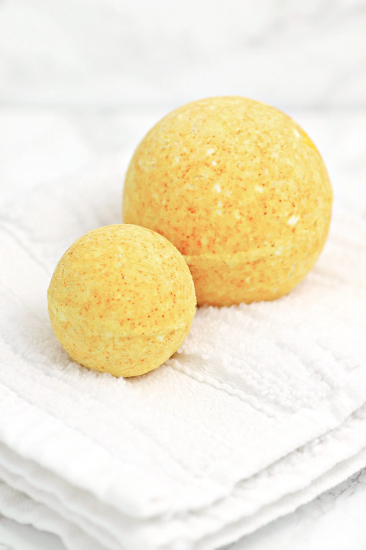 Turmeric All Natural Bath Bomb Recipe Without Citric Acid