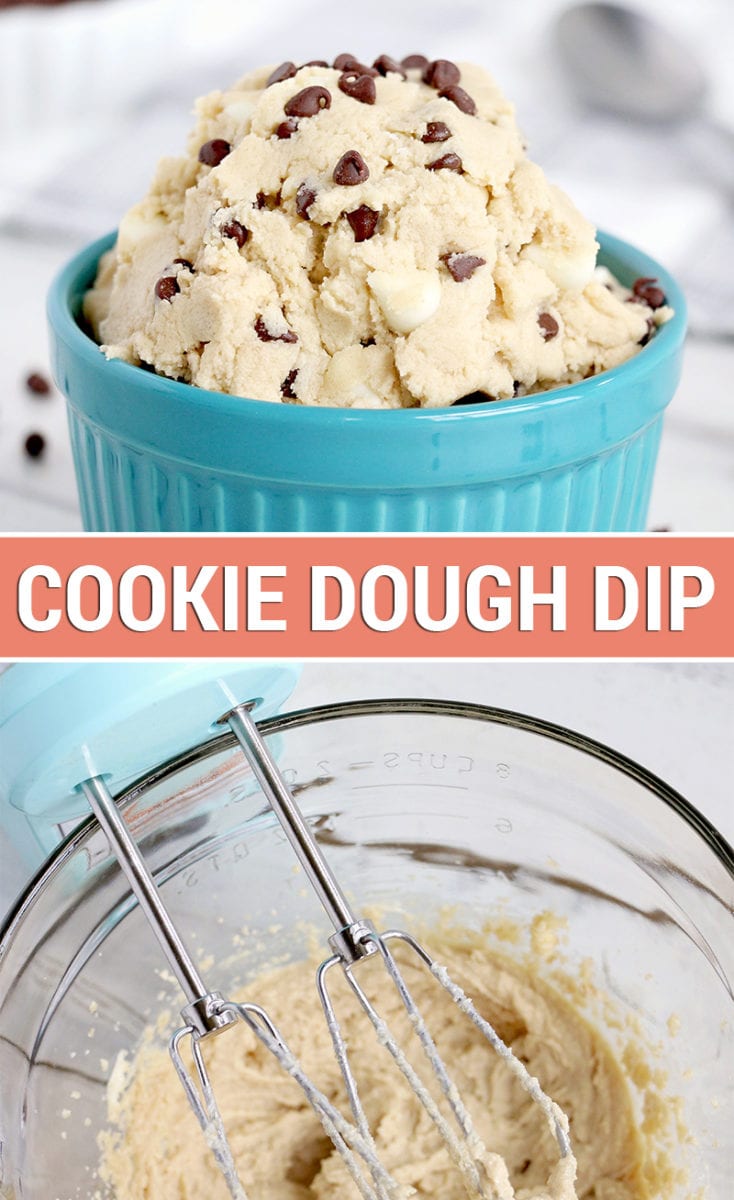 Edible Chocolate Chip Cookie Dough Dip Recipe for Dessert
