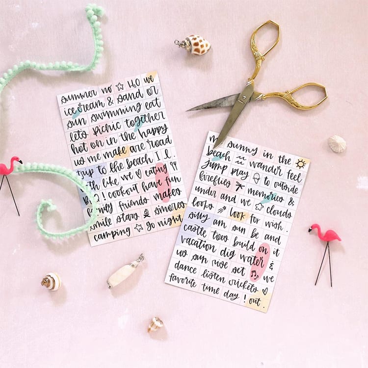 Free Printable Magnetic Poetry by Shrimp Salad Circus