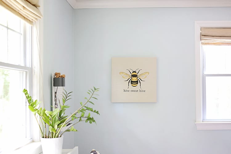 How to Fake Easy Embroidery Art - Bumble Bee