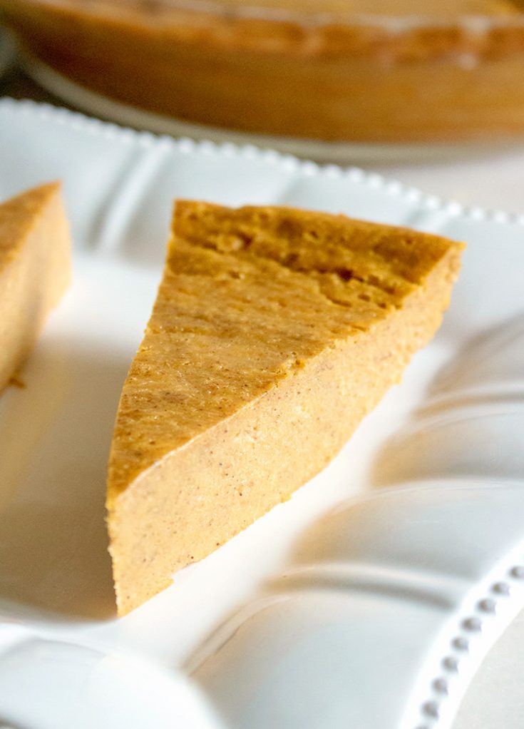 All Natural No Crust Pumpkin Pie Recipe