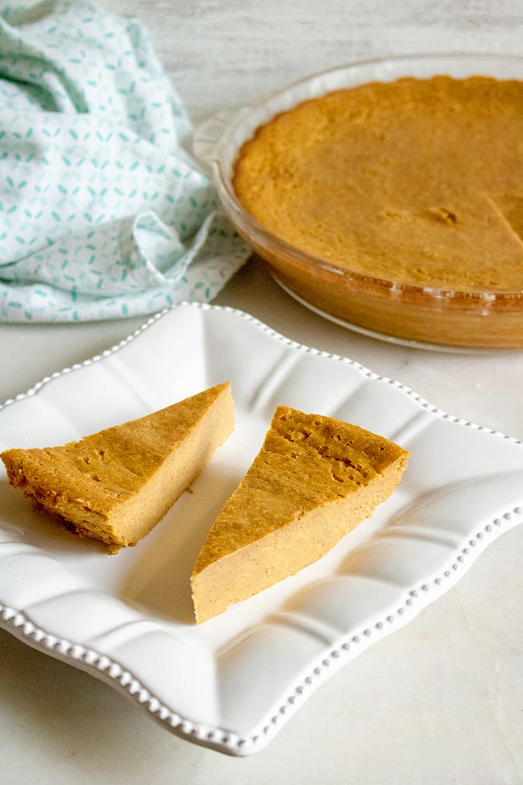 Crustless Pumpkin Pie Recipe