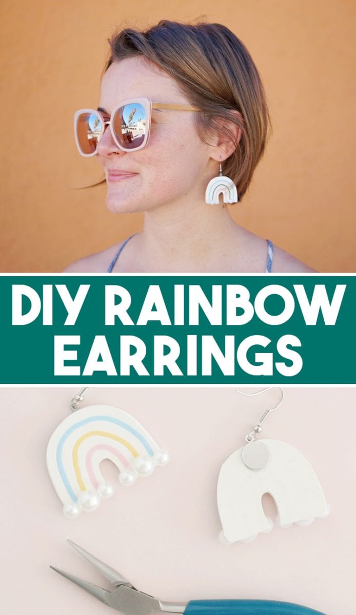 How to Make Rainbow DIY Polymer Clay Earrings