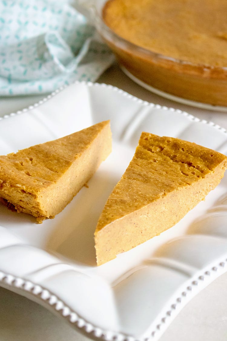 Pumpkin Pie With No Crust