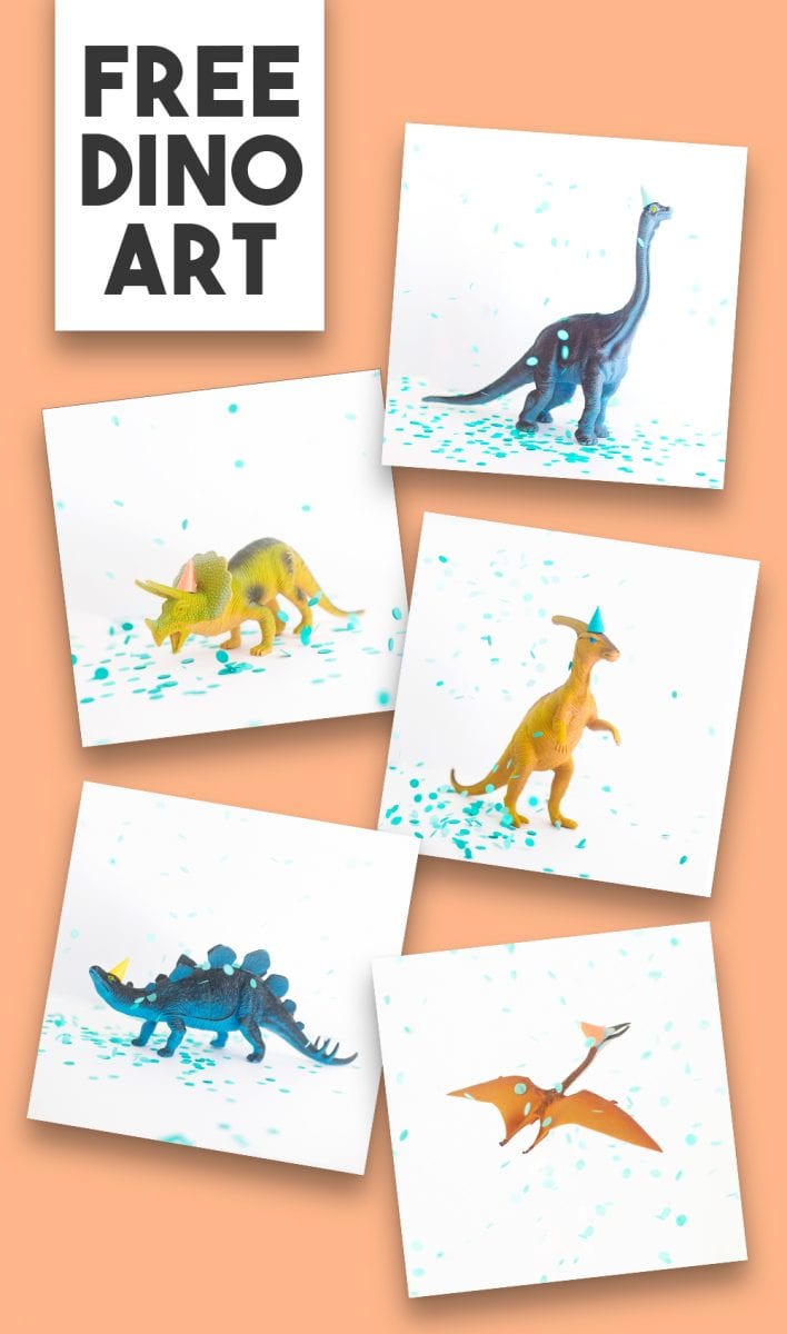 Free Dinosaur Art for Preschool