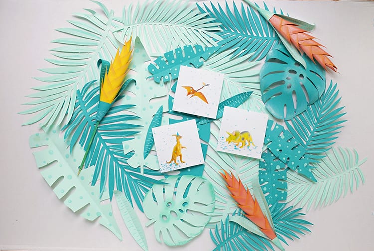 Free Printable Dinosaur Art for Preschool for a Dinor Birthday Party