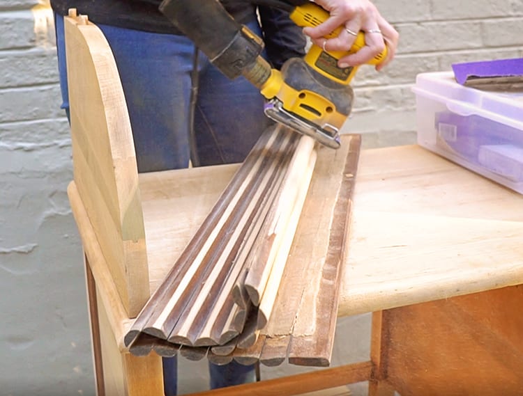 How to Fix a Roll Top Desk Tambour with Sanding